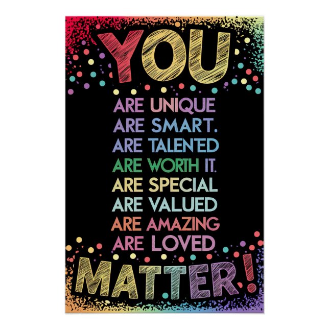 Poster Inspirationnel qui vous importe (Devant)