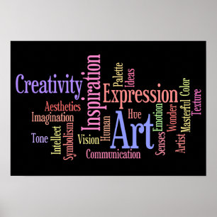 Poster Inspirations artistiques - art et créativité