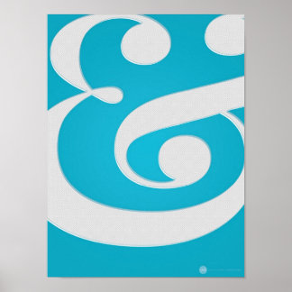 Poster inspiré "&" d'Ampersand