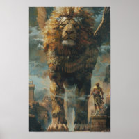Poster inspiré de l'épopée de Gilgamesh