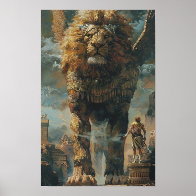 Poster inspiré de l'épopée de Gilgamesh (Devant)