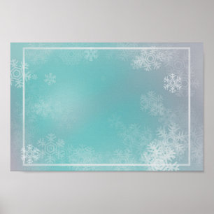Poster Inspiré de l'hiver - Artistique