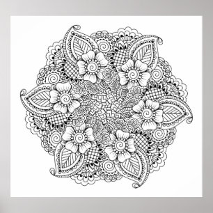 Poster Inspired Round Element 2