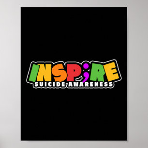 Poster Inspirer le projet Semicolon de sensibilisation au