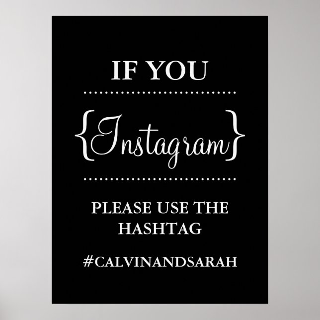 Poster - Instagramm-Meldung (Vorne)