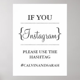 Poster - Instagramm-Meldung