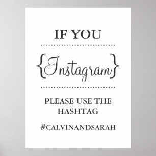 Poster - Instagramm-Meldung