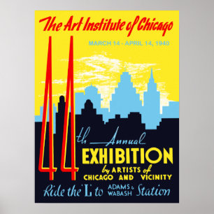 Poster Institut d'art de Chicago