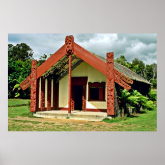 Poster Institut Maori Des Arts Et De L'Artisanat, Rotorua