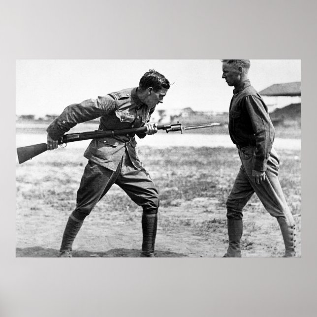 Poster Instruction Bayonet (Devant)