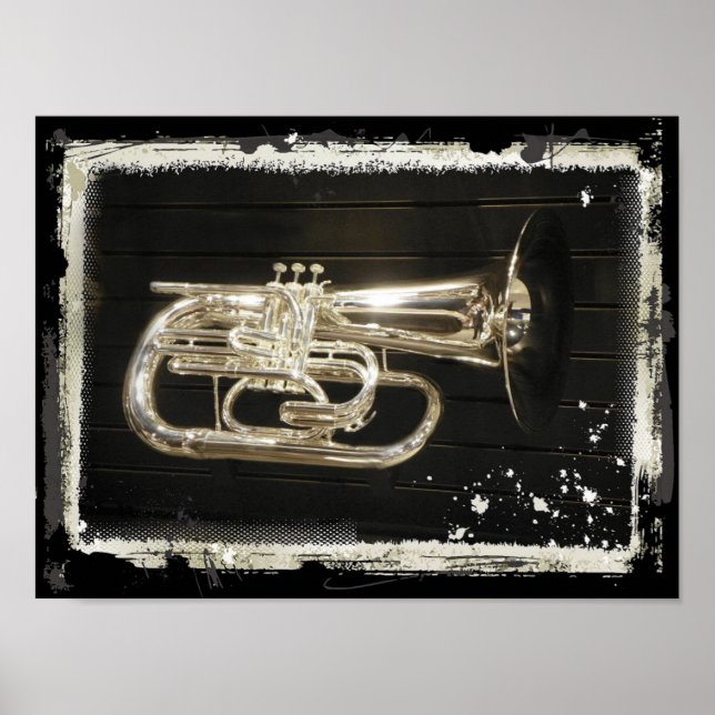 Poster Instrument de musique en argent (Devant)