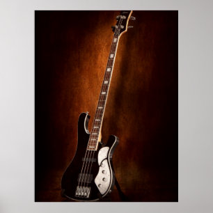 Poster Instrument - Guitare - Cordes hautes