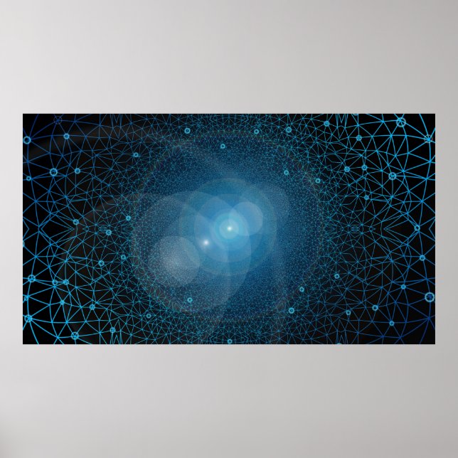 Poster Intelligence artificielle des polygones (Devant)