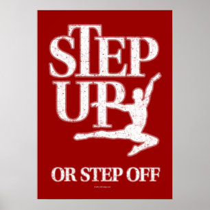 Poster Intensifiez ou faites un pas outre de (la danse)