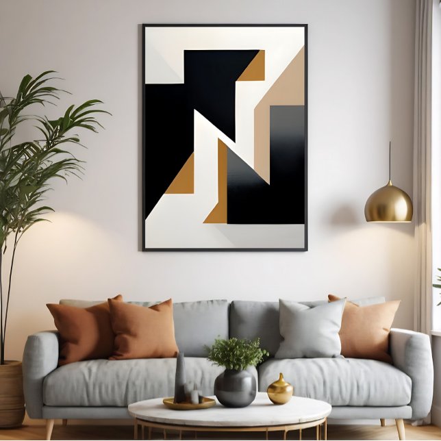 Poster Interconnected Geometry (Créateur téléchargé)