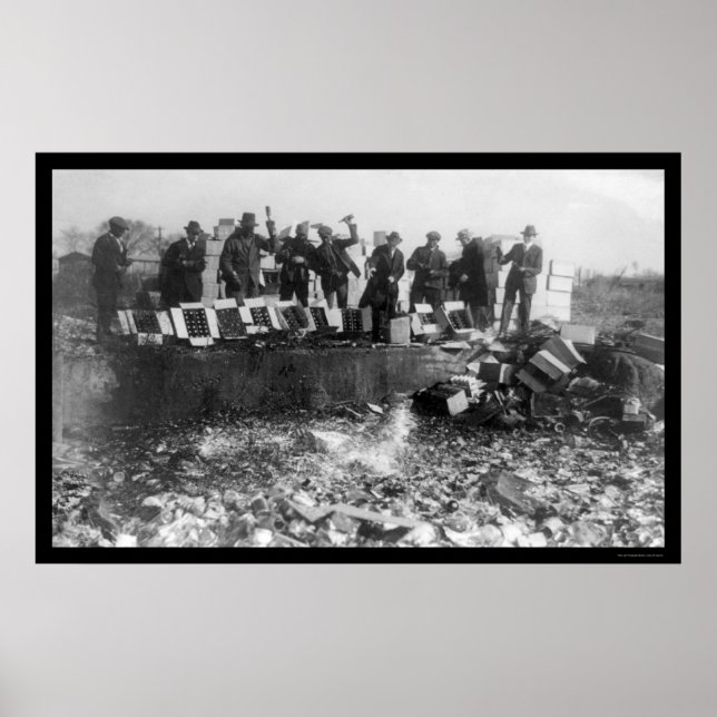 Poster Interdiction des bouteilles de bière cassantes 192 (Devant)
