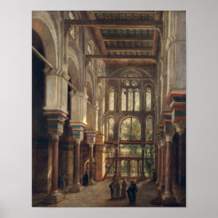 Poster Intérieur de la mosquée El Mooristan au Caire