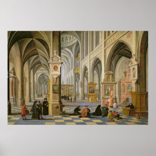 Poster Intérieur de l'église