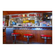 Intérieur d'Iggy's Diner, Carthage, Missouri