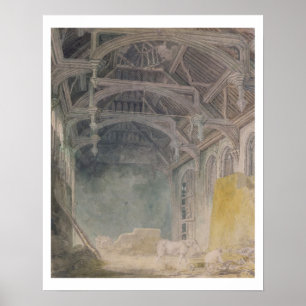 Poster Intérieur du palais de St John, Eltham, c.1793 (l