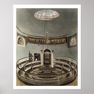 Poster Intérieur du théâtre de l'anatomie, Cambridge,