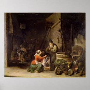 Poster Intérieur rustique