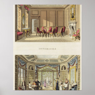 Poster Intérieurs : L'ancien cèdre et le Li moderne