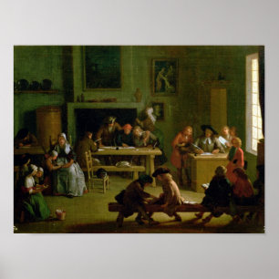 Poster Interior of a Schoolroom