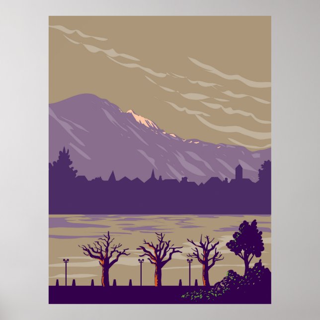 Poster Interlaken Switzerland (Devant)