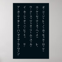 Internationale > Japonais | Katakana Alphabet カ タ
