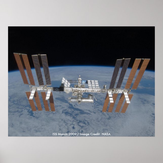 Poster / Internationale Raumstation (Vorne)