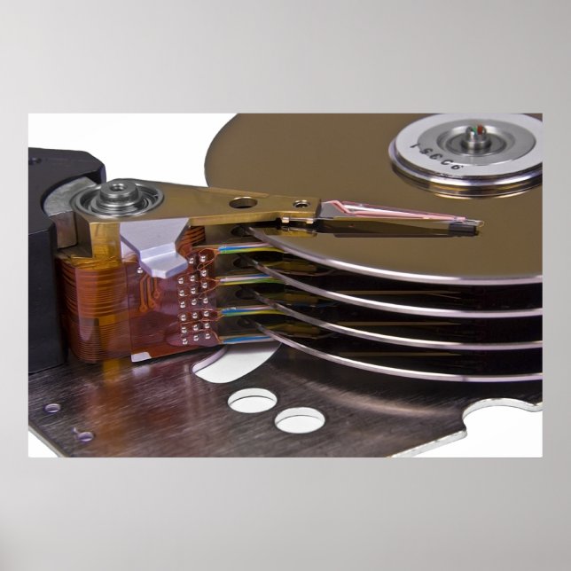 Poster Internes d'un disque dur (Devant)