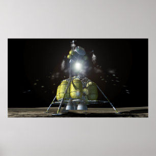 Poster Interprétation d'artiste d'un nouveau vaisseau