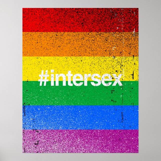 POSTER INTERSEXE HASHTAG (Devant)