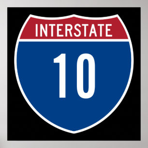 Poster Interstate 10