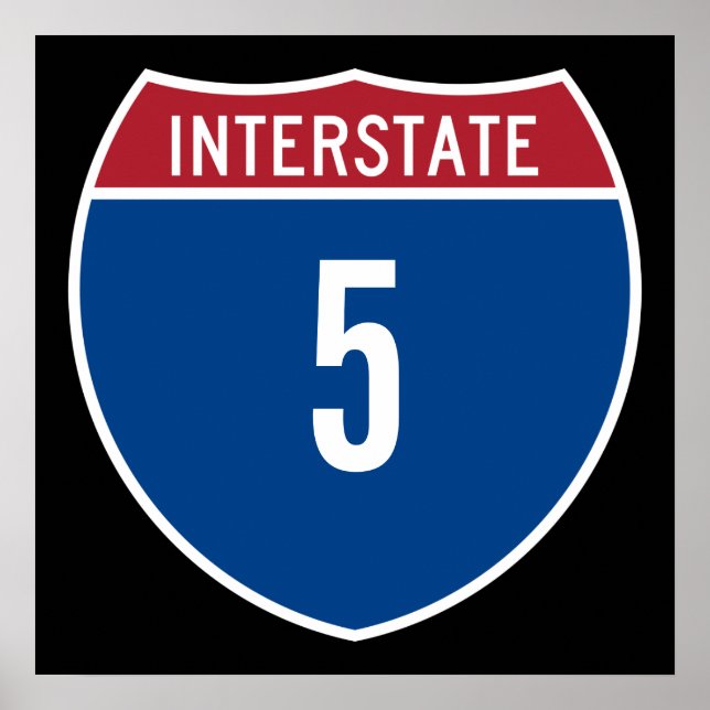 Poster Interstate 5 (Devant)
