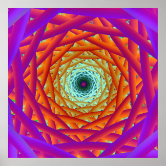 Poster 'Intertissage de lumière'