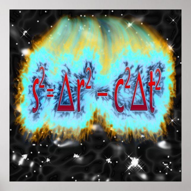 Poster Intervalle espace (Devant)