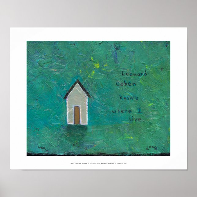 Poster Intitulé : Le pays des abondance (Devant)