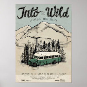 Poster Into the Wild Illustrated Film