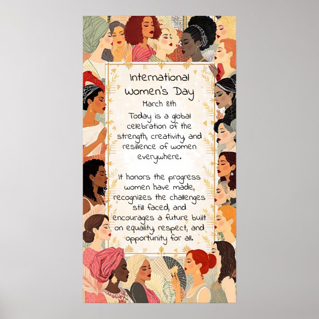 Poster Intranational Women's Day Mission  (Devant)