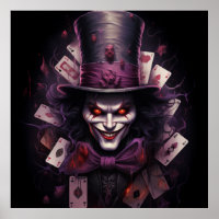 Poster Intrigue du Joker dans le Jeu de Cartes