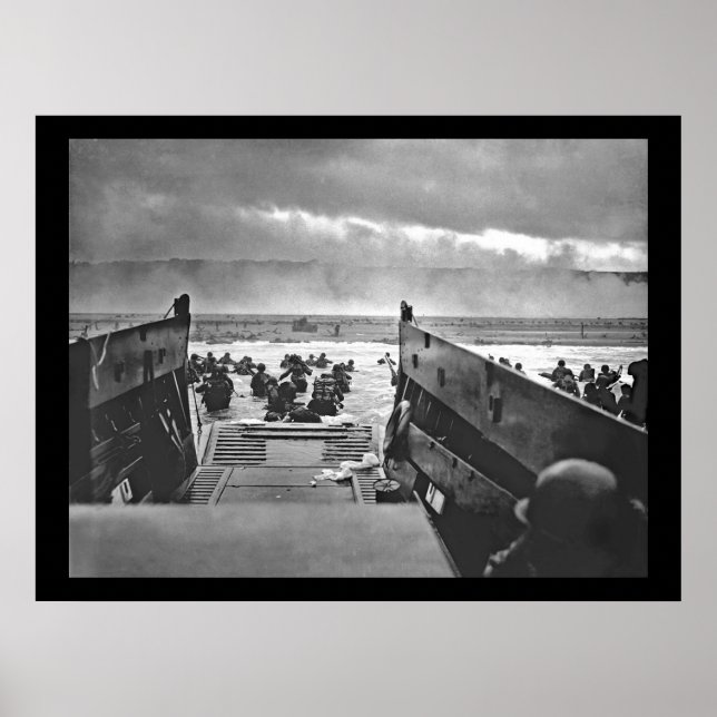 Poster Invasion de Normandie au Jour J - 1944 (Devant)