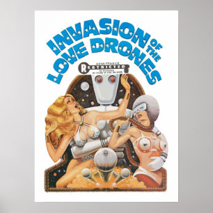 Poster Invasion des drones d'amour
