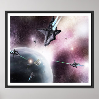 Poster Invasion spatiale