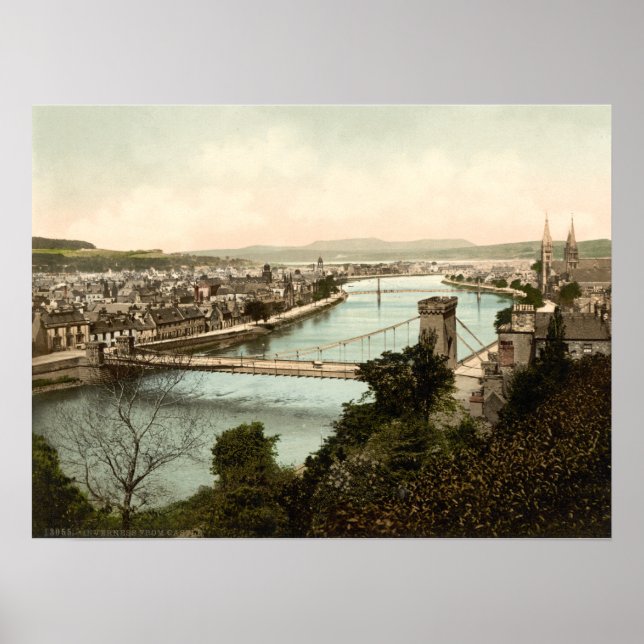 Poster Inverness du Château, Ecosse (Devant)
