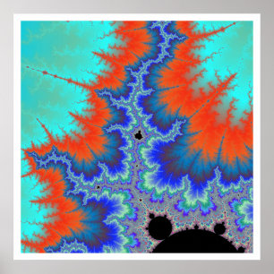 Poster Inversion orange