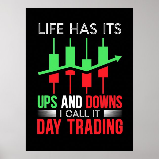 Poster Investisseur J'Appelle Ça Jour Trading (Devant)