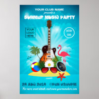 Invitation du club/de l'entreprise à la fête d'été