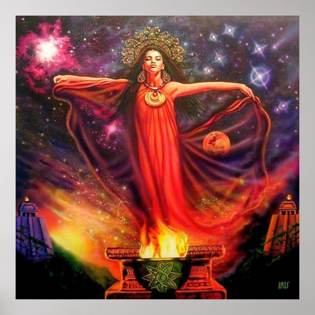 Poster Invocation par Lisa Iris (Devant)